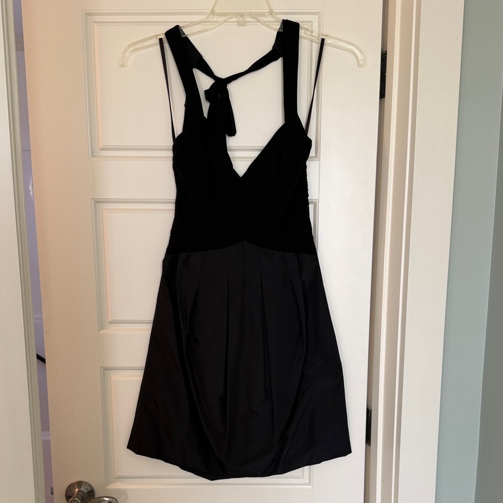 BCBGMaxAzria Black Backless Dress